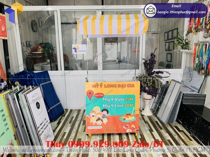 Tủ lắp ráp bán thức ăn nhanh Mì Ý tiện lợi giá rẻ toàn quốc