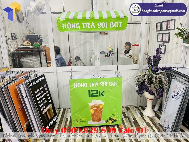 Lựa cho phù hợp cho giới trẻ xe lắp ráp bán hồng trà sủi bọt