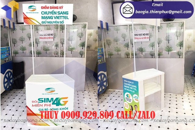 boothsampling bằng nhựa