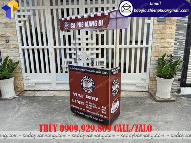 xe lắp ráp bán cà phê nguyên chất