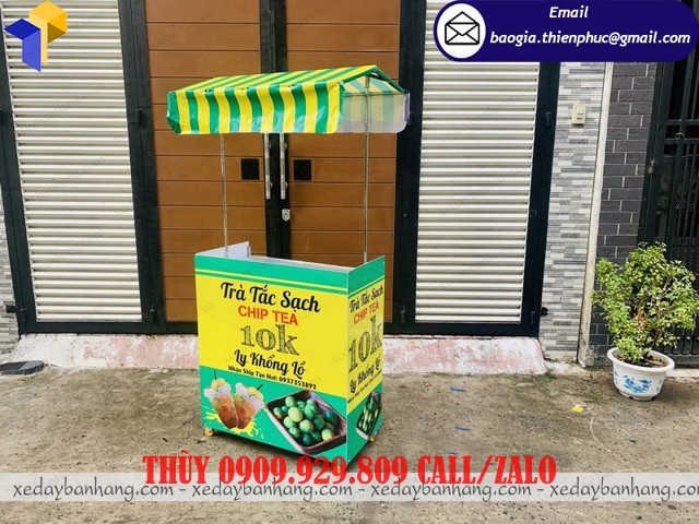 xe trà tắc lưu động