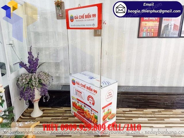 mua quầy bán gà rán lắp ráp