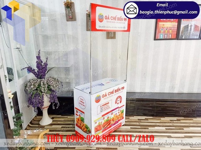 ở đâu làm quầy lắp ráp bán gà rán