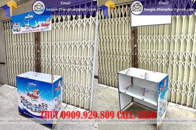 booth sampling bằng sắt