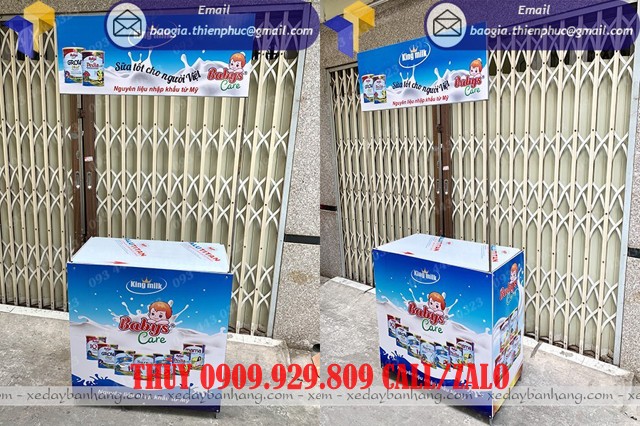 booth sắt lắp ráp