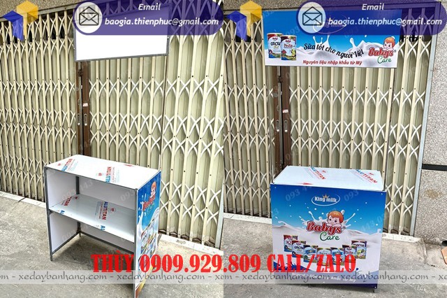 quầy sắt hội chợ di động