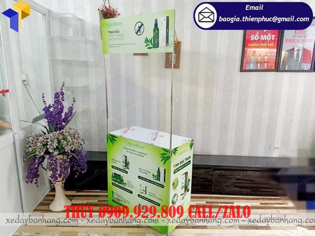 booth sắt bán hàng