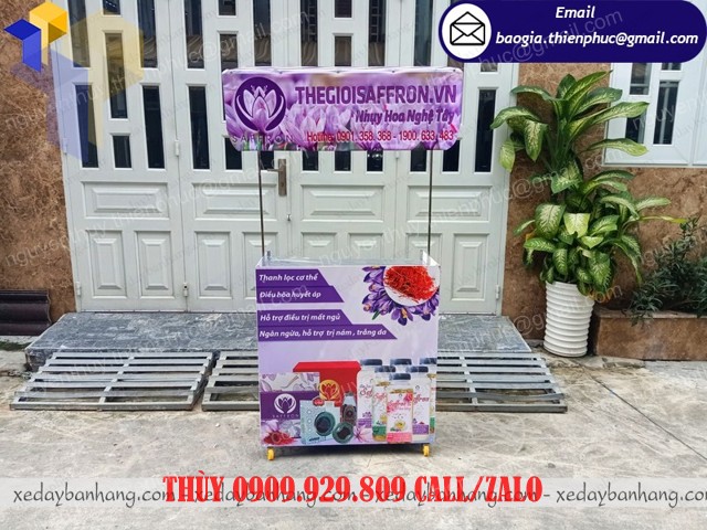 quầy lắp ráp bán nhụy hoa nghệ tây