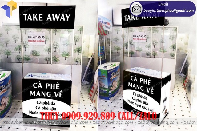 quầy xe bán cà phê lắp ráp