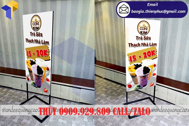 giá standee hai mặt