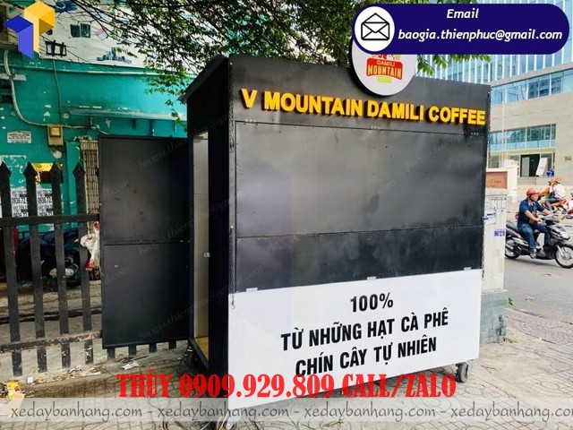 gia công ki ốt cà phê