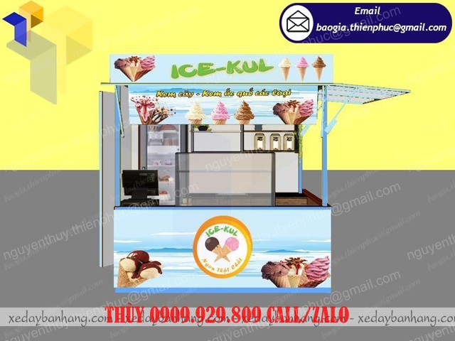 mua ki ốt bán kem ở đâu