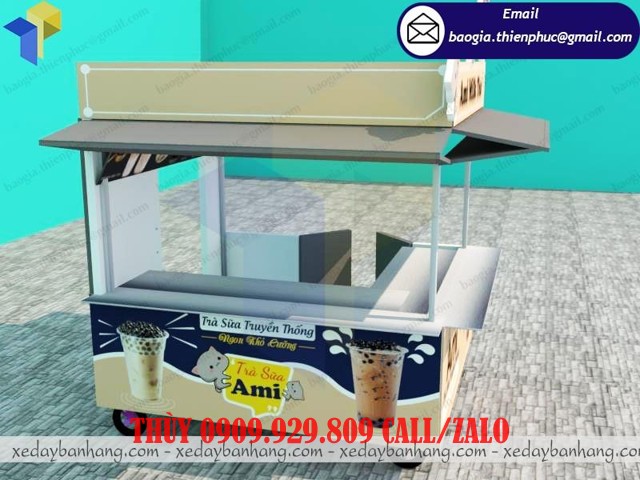 giá kiot bán trà sữa bao nhiêu