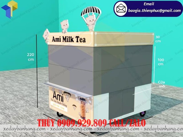 kiot bán trà sữa đài loan