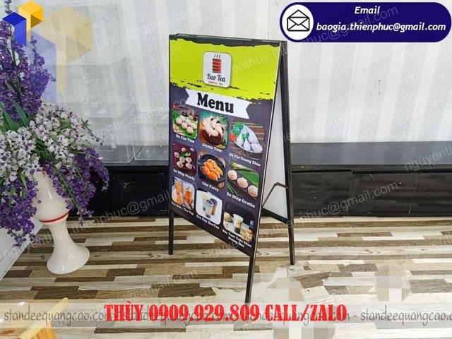 cung cấp khung standee hai mặt