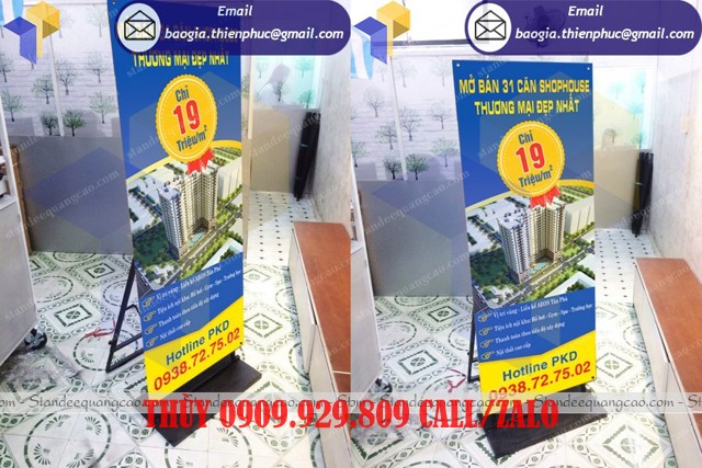 standee quảng cáo ngoài trời