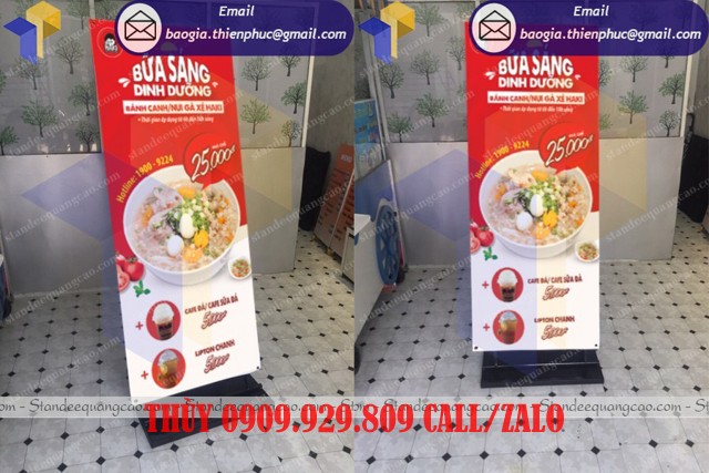 khung standy treo banner