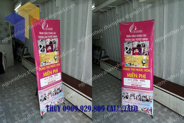 khung X treo banner