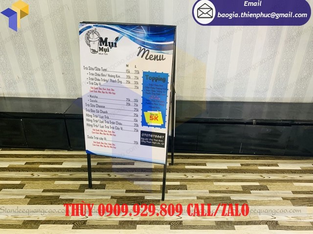 standy hai mặt chữ a