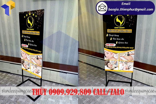 giá khung standee hai mặt