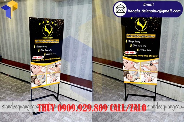 mua standee hai mặt ở đâu