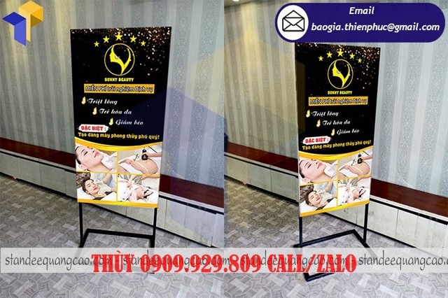 standee ốp fomat hai mặt