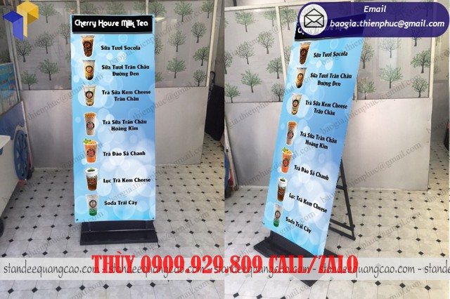 standee chống gió tốt