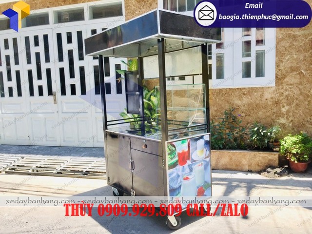 thiết kế xe bán thức ăn vặt