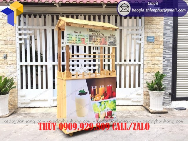 tủ gỗ bán sinh tố