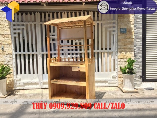 xe bán trà sữa sinh tố