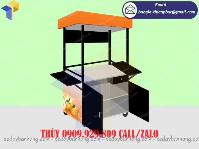 thiết kế xe nước cam