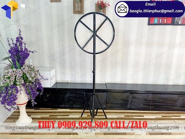 giá vòng quay chân xếp