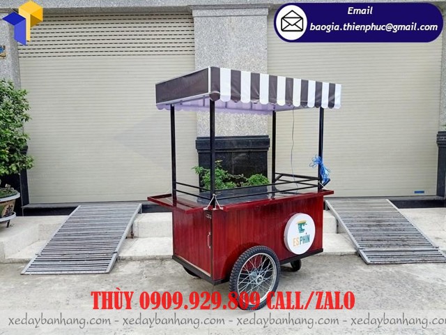 giá xe ốp gỗ ba bánh