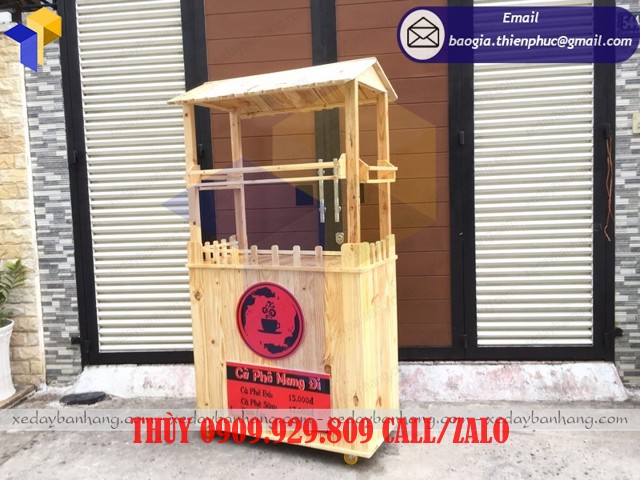 giá tủ gỗ bán cà phê lưu động