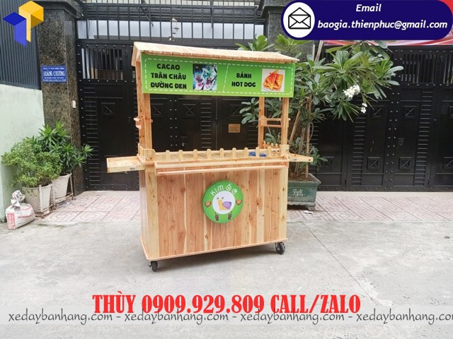 mua xe gỗ ở sau