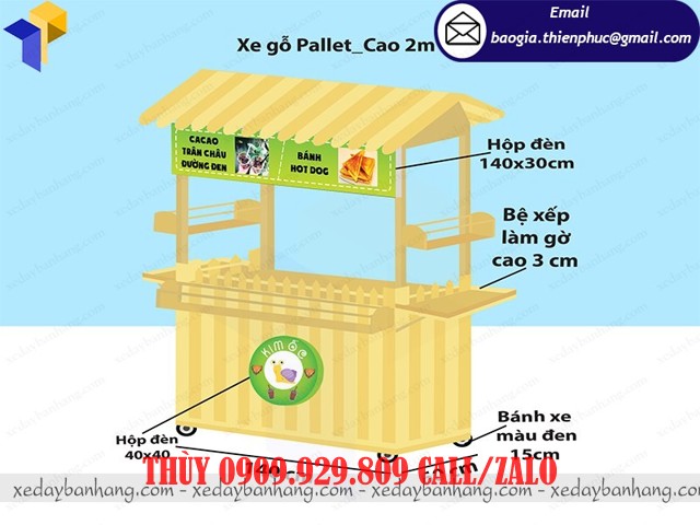tủ gỗ bán sữa tươi