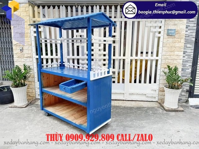 mua xe bán nước bằng gỗ ở đâu