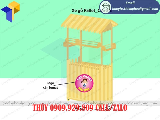 quầy xe bán trà chanh vỉa hè