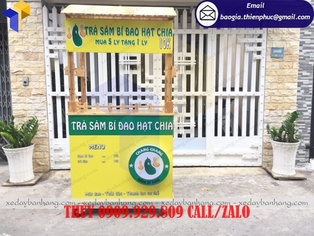 tủ bán trà bí đao đẹp