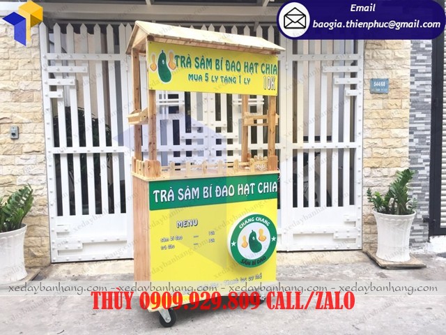 tủ gỗ bán sâm bí đao hạt chia