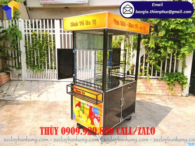 quầy bán trà sữa