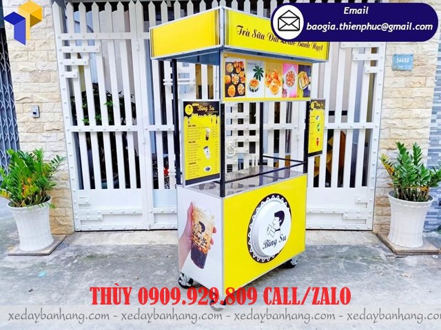 xưởng làm xe trà sữa đẹp