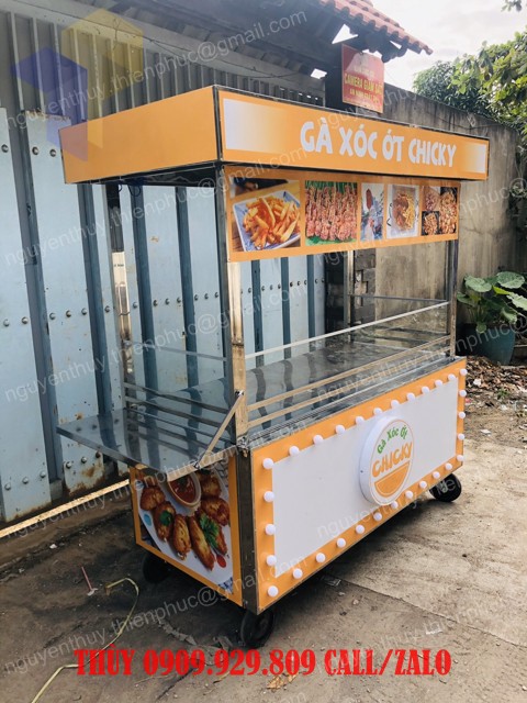 tủ bán đồ ăn vặt bằng inox