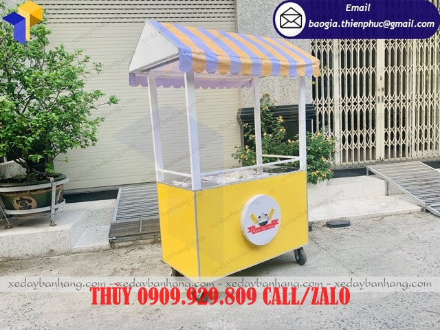 xe bán kem dừa