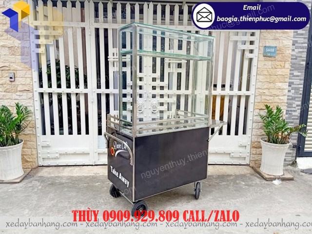tủ inox bán cà phê pha máy