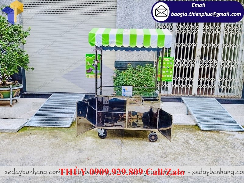 xe inox bán kem giá rẻ