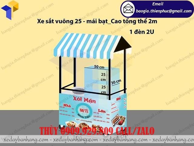 hình ảnh xe bán xôi mặn
