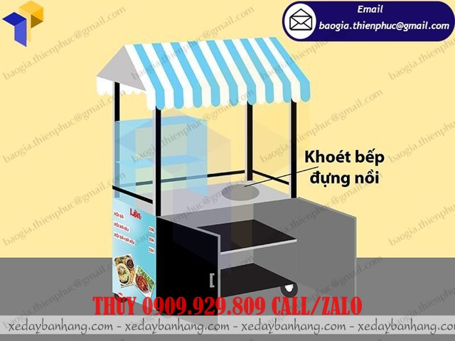 xe bán xôi đẹp