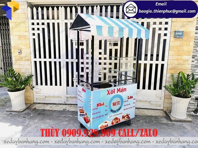 xe bán xôi mặn