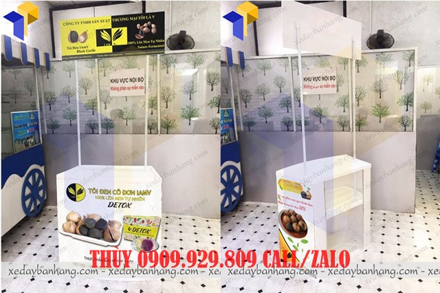 booth nhua ban hang